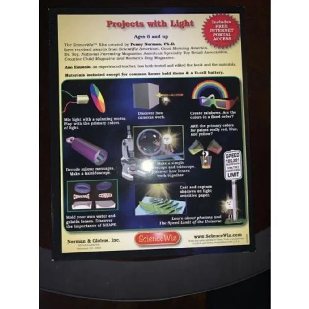 Science Wiz Light Science Kit Ages 6+ Sciencewiz - Picture 5 of 6